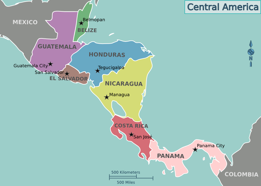 Phase 2 - Central America Map